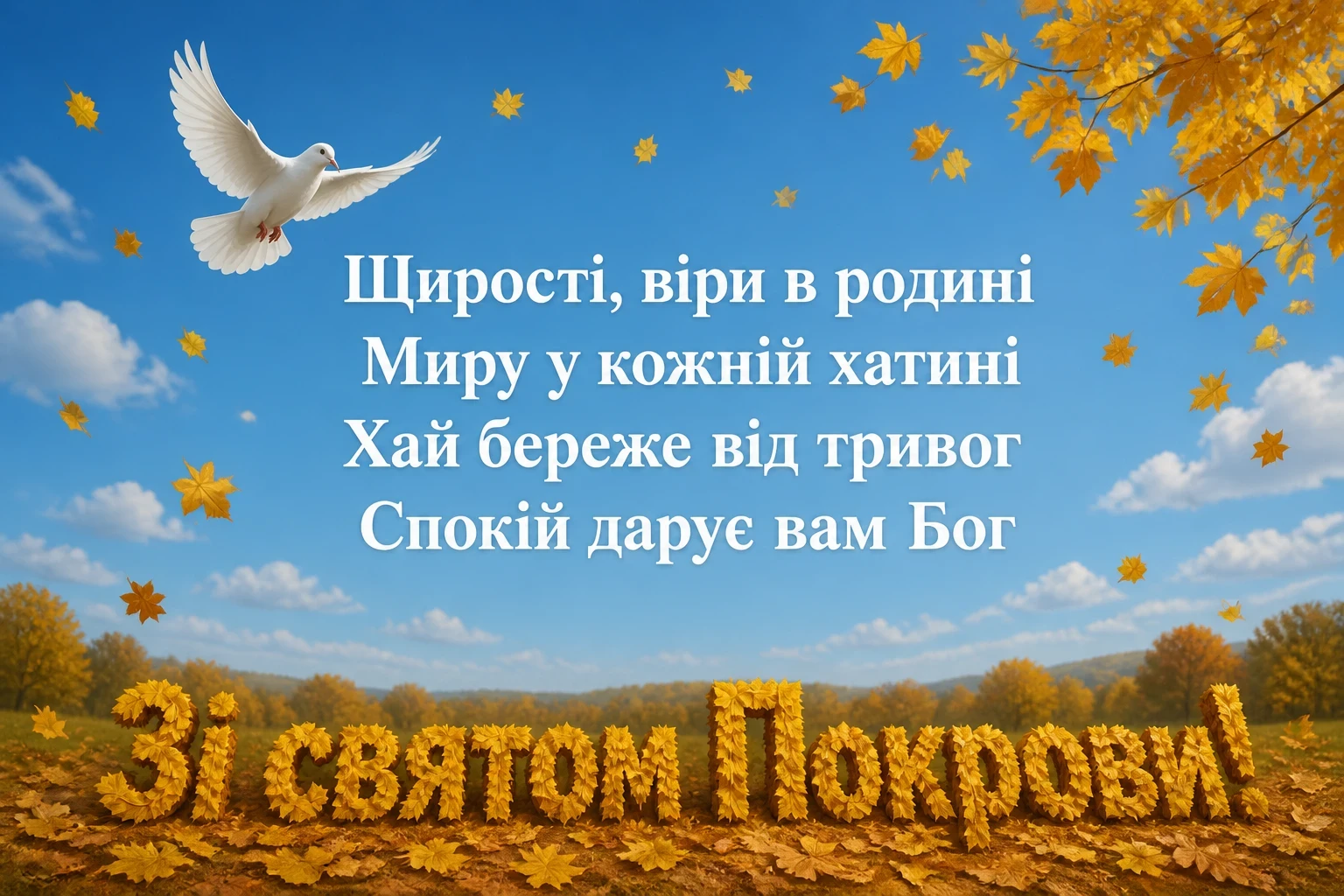 привітання з святом покрови