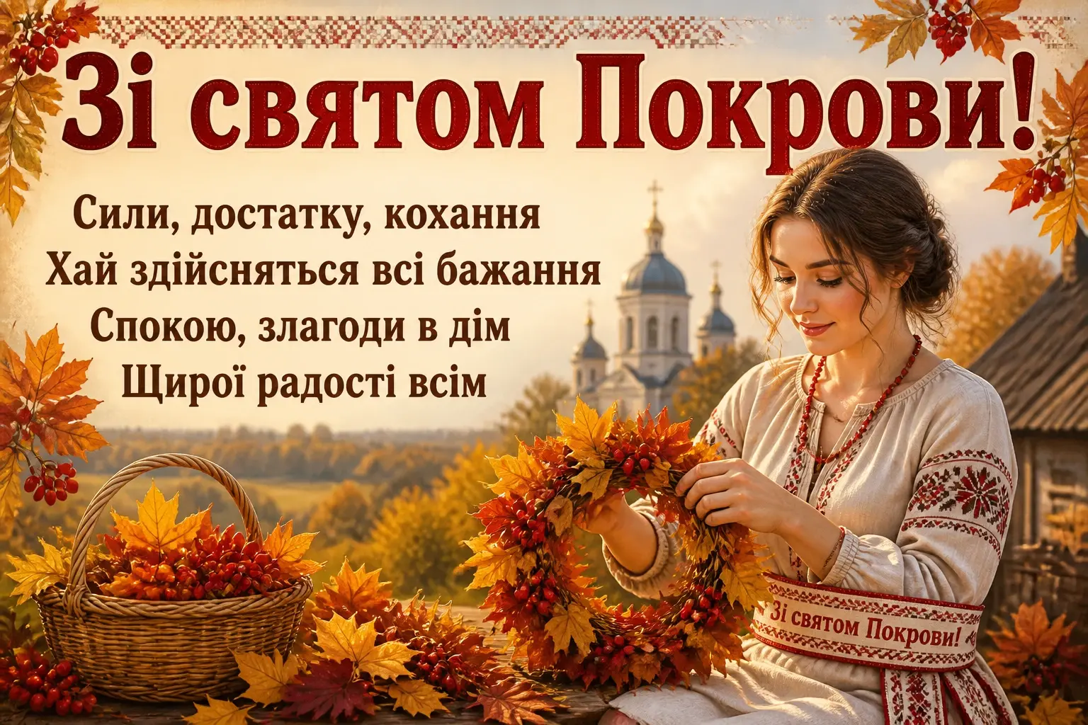 привітання з святом покрови