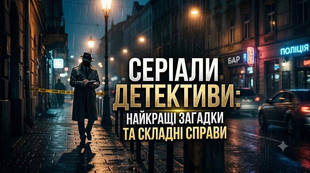 Серіали детективи, що тримають у напрузі весь сезон