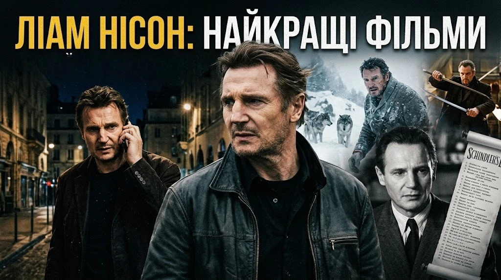 Топ 20 найкращих фільмів Ліама Нісона