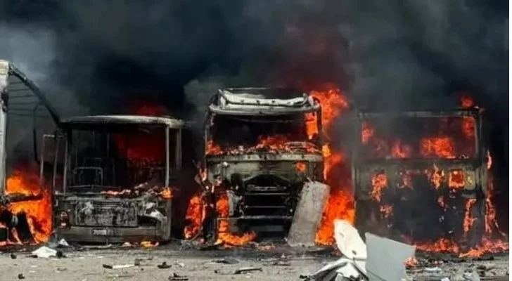 Російська атака на Павлоград: деталі масштабної пожежі