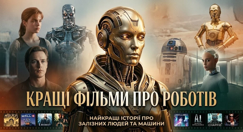 Кращі фільми про роботів для справжніх фанатів фантастики